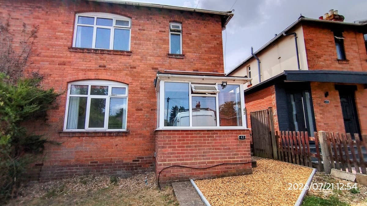 43 Harefield Road — front entrance